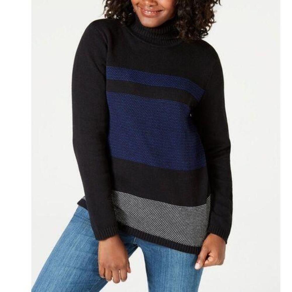 NWT Karen Scott Plus Sweater Blue XXL
